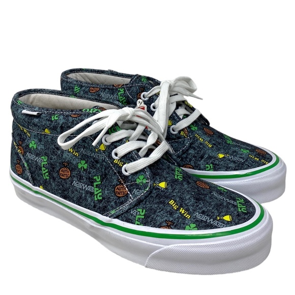 VANS Fergadelic x OG Chukka LX Shoes Men Canvas Acid Wash Sneakers VN0A4U3G0621 - Picture 2 of 8